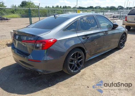 2022 Honda Civic Sport из США, поврежденный, VIN 2HGFE2F56NH603792